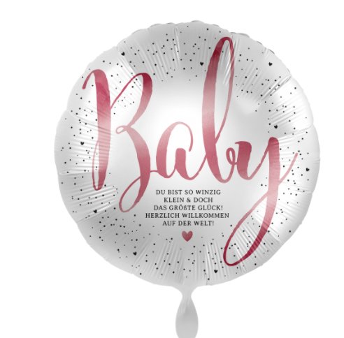 Ballon Glossy - Baby Girl - Mdchen