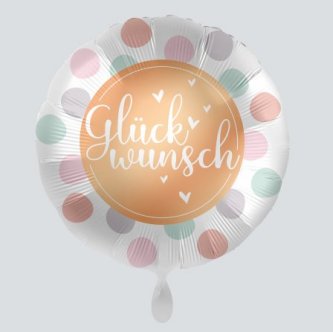 Ballon - Satin - Glckwunsch