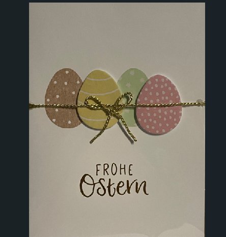 Osterkarte - Frohe Ostern