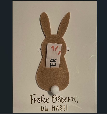 Osterkarte - Frohe Ostern