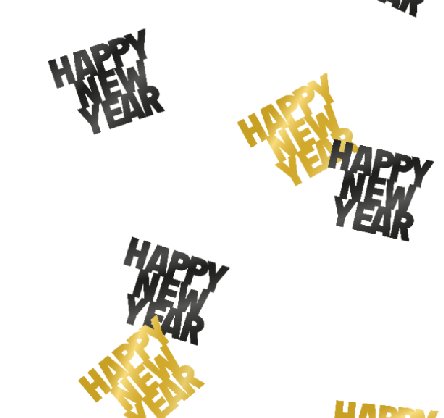 Tischkonfetti Happy New Year