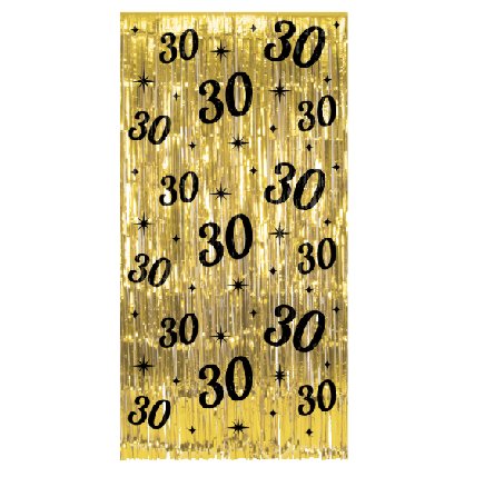Party Vorhang mit Zahl 30