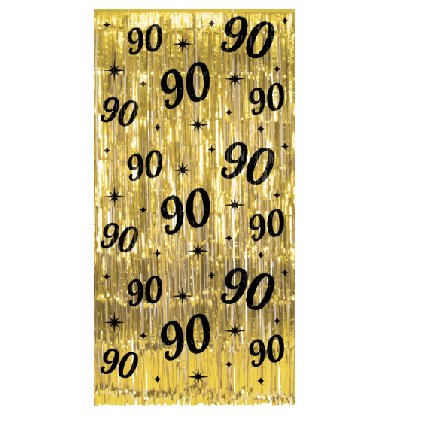 Party Vorhang mit Zahl 90