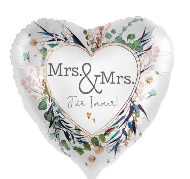 Mrs. und Mrs. Hochzeitsballon
