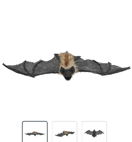 Dekoration Haarige Fledermaus