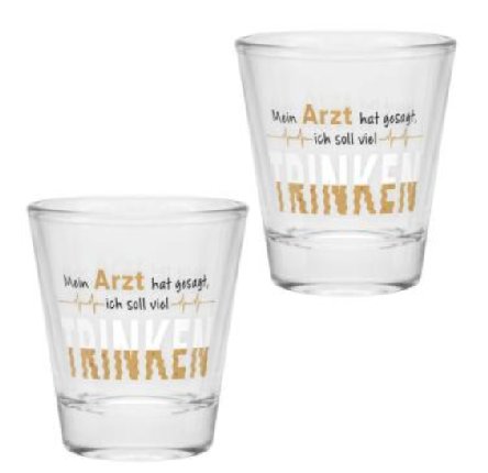 Schnapsglas Arzt