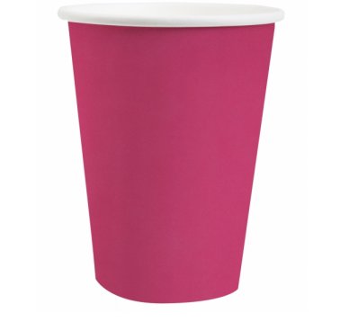 Pappbecher Fuchsia, 10 Stck