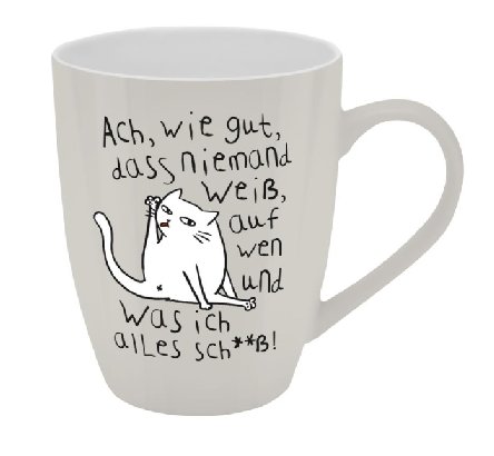 B�ser Kaffeebecher - Katze