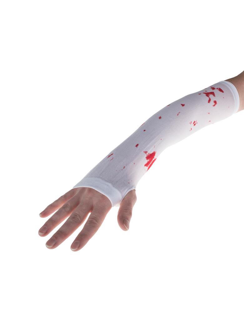 Handschuhe wei mit Blut