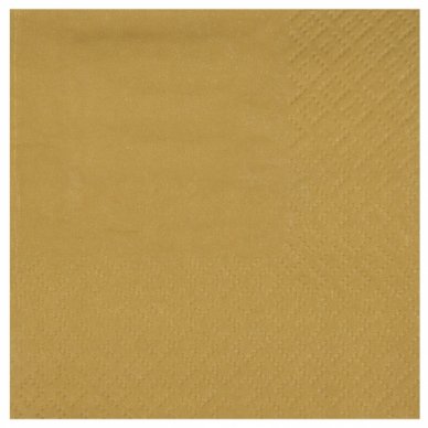 Cocktail Servietten in gold, 25 Stck
