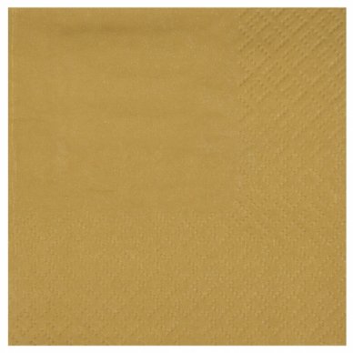 Cocktail Servietten in gold, 25 Stck