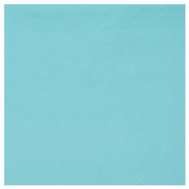 Cocktail Servietten in himmelblau, 25 Stck