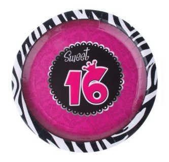 Teller zum 16. Geburtstag