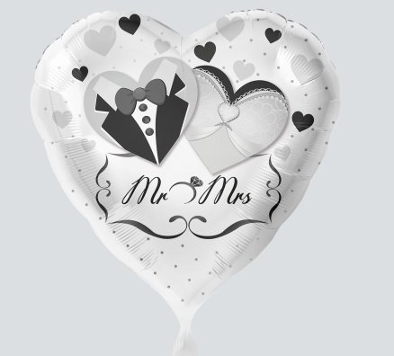 Mr. und Mrs. Brautpaar - 71cm