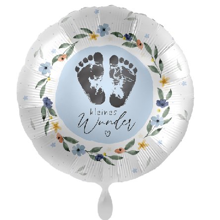 Folienballon Baby Boy - Kleines Wunder