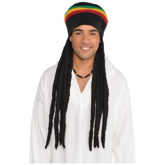 Rasta Cap mit Rastazpfe