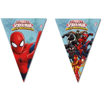 Spiderman Warriors Girlande, 3m