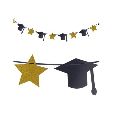 Prfung Girlande, 3m - Graduation