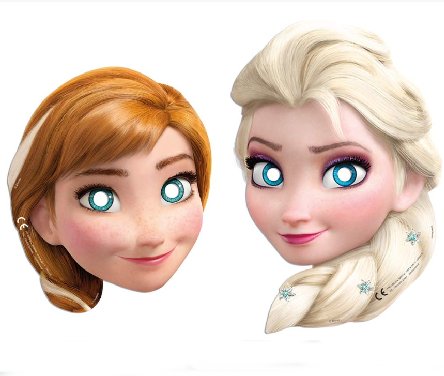 Frozen Masken, 6 St�ck