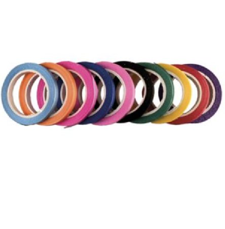 Geschenkband bunt, 10 Rollen, 5m