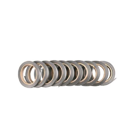 Geschenkband silber, 10 Rollen, 5m