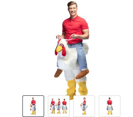 Kostm Funny Huhn Nuggie