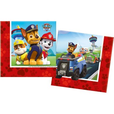 Paw Patrol Servietten, 20 Stck