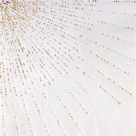 Tisch Servietten - wei/gold