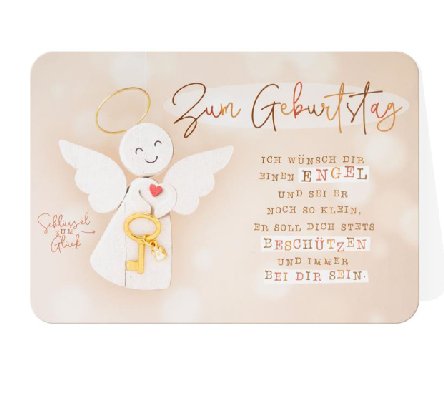 Gl�ckwunschkarte zum Geburtstag