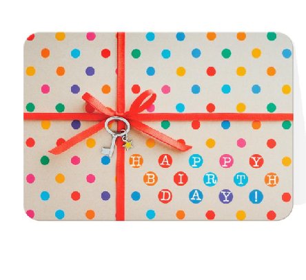 Gl�ckwunschkarte zum Geburtstag