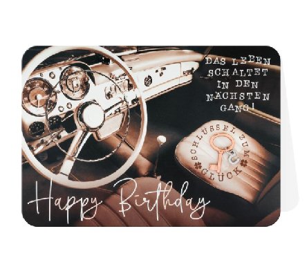 Gl�ckwunschkarte zum Geburtstag