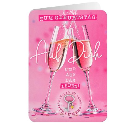 Gl�ckwunschkarte zum Geburtstag