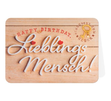 Gl�ckwunschkarte zum Geburtstag