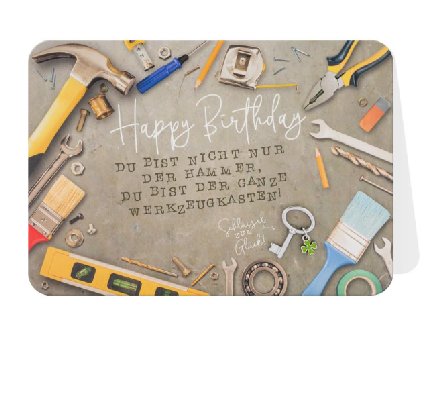 Gl�ckwunschkarte zum Geburtstag
