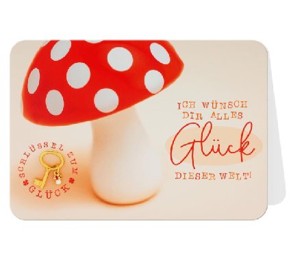 Gl�ckwunschkarte Gl�ck