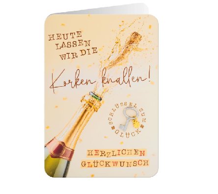 Gl�ckwunschkarte Gl�ckwunsch