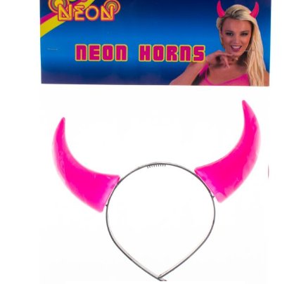 LED Teufelshrner, Neonpink