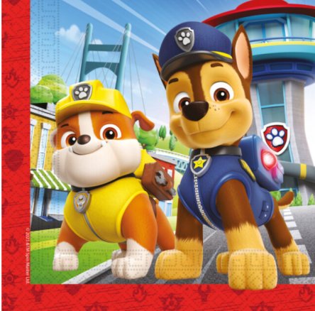 Servietten Paw Patrol - Rescue Heroes