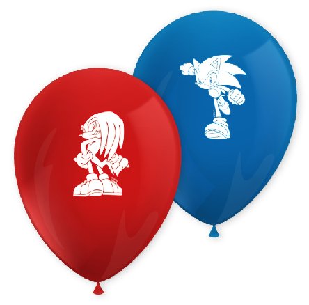 Sonic Luftballons, 8 Stck
