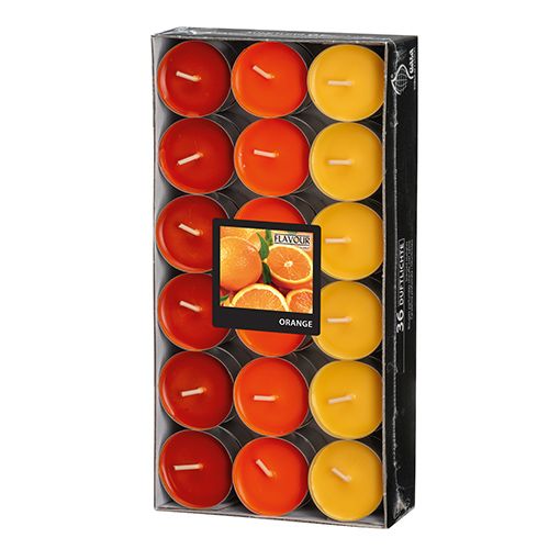 Duftlichte Orange, 36 Stck