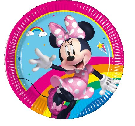 Minnie Mouse Teller, 8 St�ck