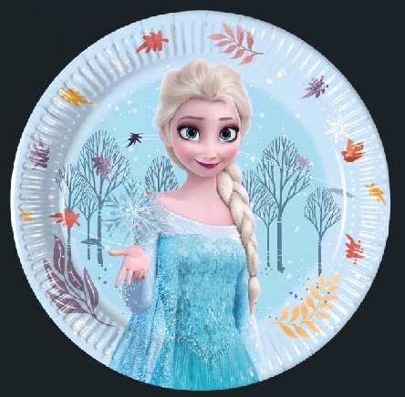 Frozen Pappteller Elsa, 8 St�ck