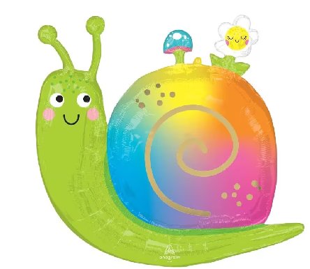 Folienballon Schnecke