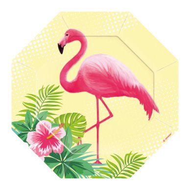 Formteller Flamingo Paradies, 6 Stck