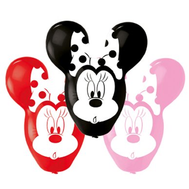 Minnie Mouse Ballons, 4 Stck