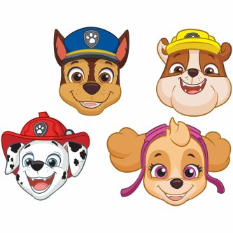 Paw Patrol Masken, 8 Stck