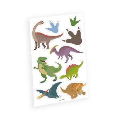 Dinosaurier Klebetattoos, 9 Stck