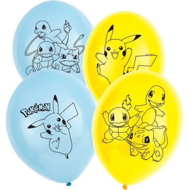 Pokemon Ballons, 6 Stck