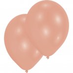 Ballons, rosegold, 10 Stck