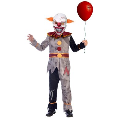 Kinder Kostm  - Grusel Clown, 10-12 Jahre